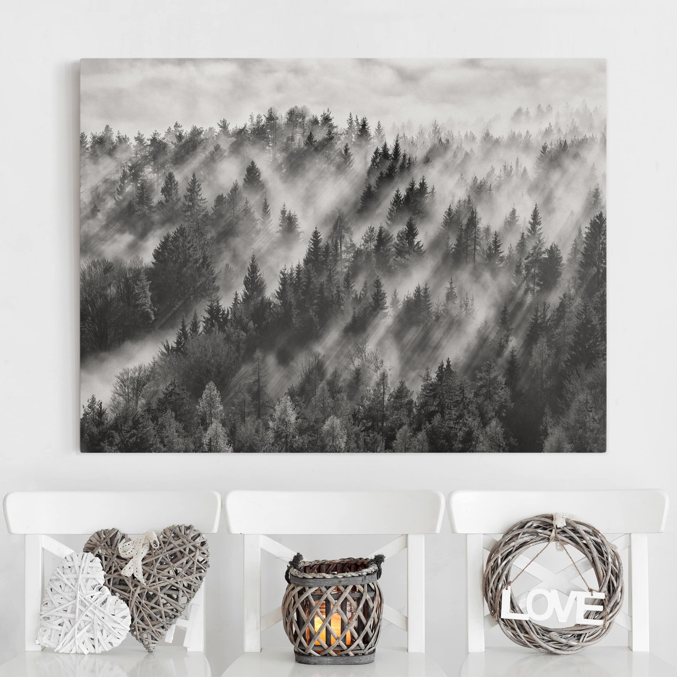 Tableau Toile Taureau Noir Et Blanc 80x120 Cm - Impression Haute Qualité, Sans Cadre - Déco Salon, Bureau - 4