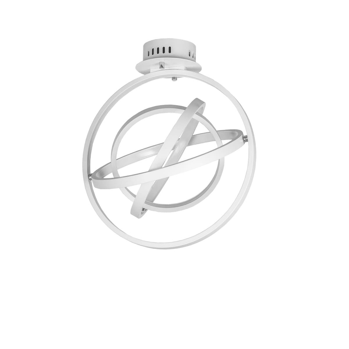 Lampa wisząca LED TRYTON 29W Ciepła biel 1750lm metal biała wym:46,5x40x40cm IP20 Italux