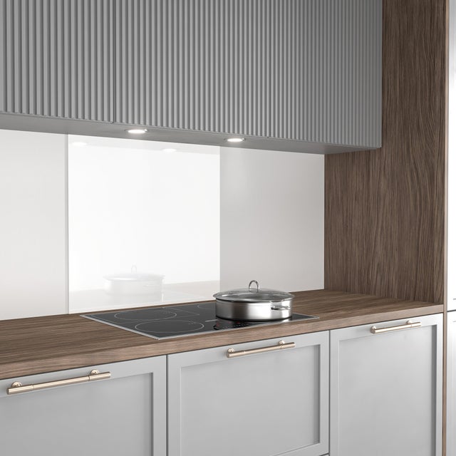 Fond de hotte extra-blanc - Laqué blanc - 45x60 cm - 6 mm - 4 Kg - Fabrication Française AURYS NORMANDIE