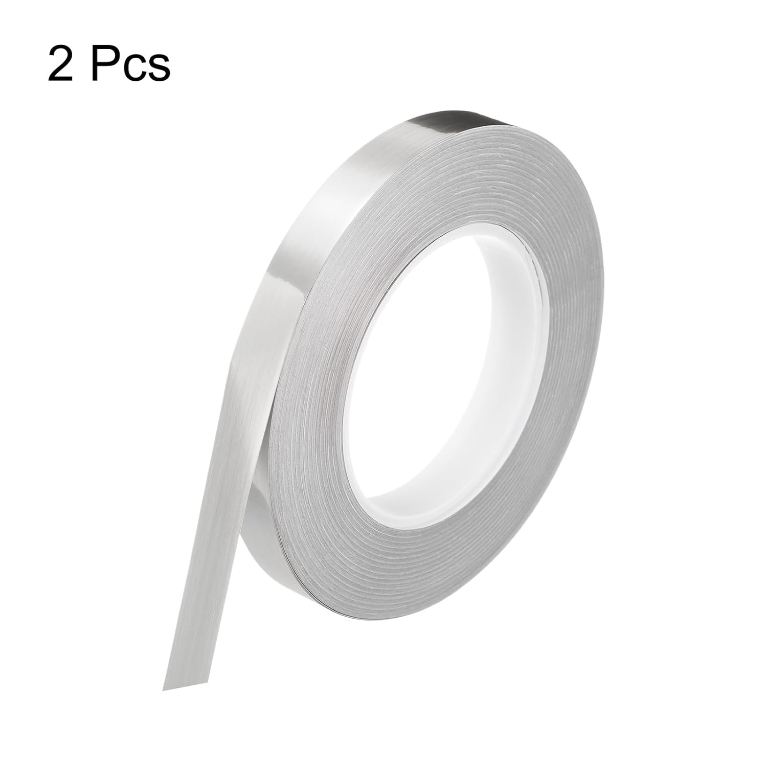 Pack de 2 rollos de film autoadhesivo plateado para azulejos de cocina, 1,5 cm x 50 m, tira de sellado impermeable para paredes de cocina - 3