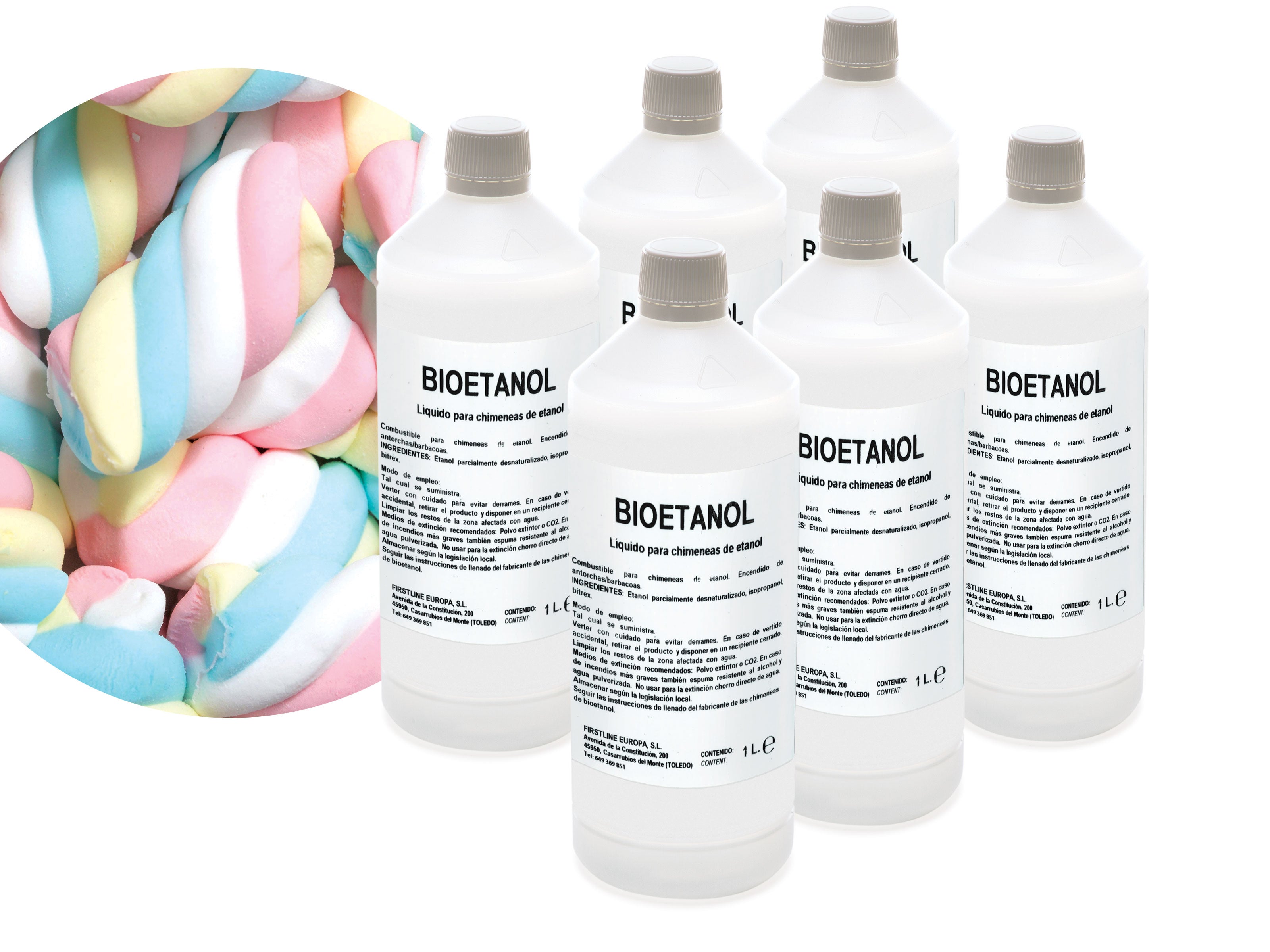 Lot De 12 Bouteilles De Bioéthanol Ecoflame 1L - Combustible écologique Pour Cheminées Sans Conduit - Sans Odeur Ni Résidu