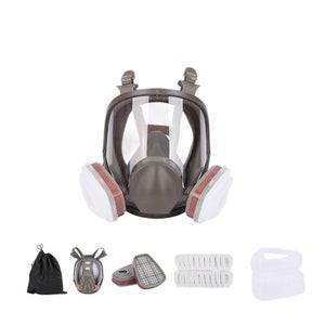 Qiyuting Masque à Gaz Intégral NBC – Respirateur Tactique Militaire Avec Filtre 40 Mm Charbon Actif, Protection Nucléaire Chimique