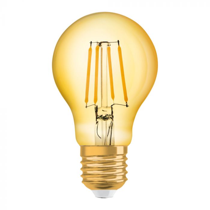 Osram Vintage 1906 LED E27 Poire Filament Dorée 4W 410lm - 824 Blanc Très Chaud | Équivalent 40W - 7