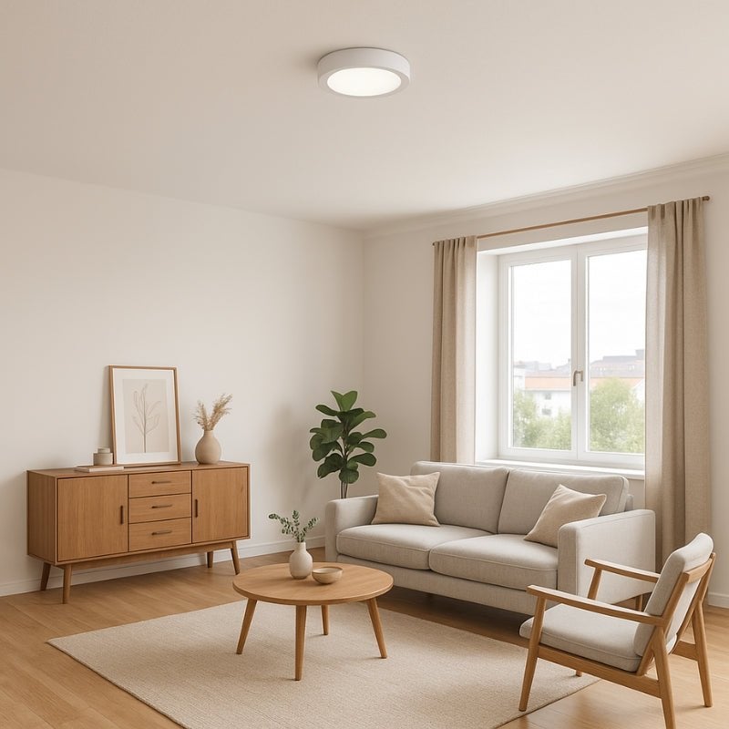 Plafonnier LED Rond 6W BLANC CCT - 3000K/4000K/6500K - SILAMP - 2