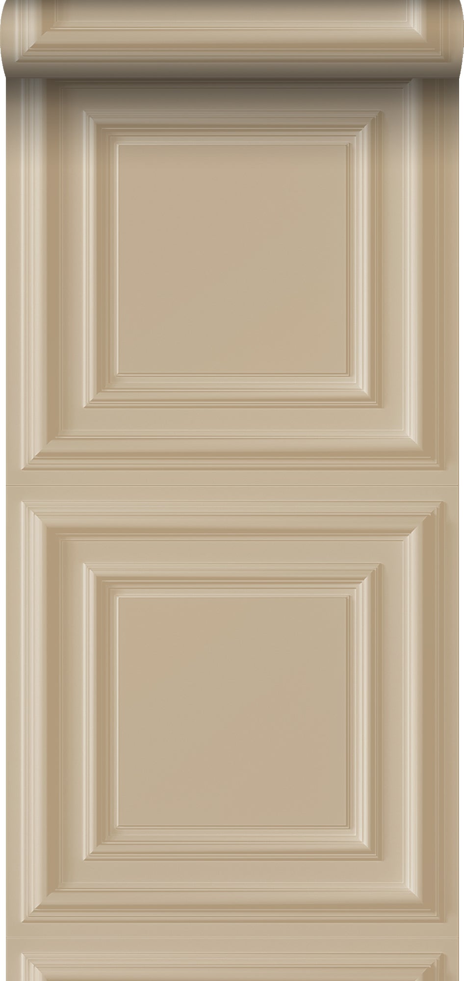 Papel pintado paneles de pared beige - 53 cm x 10,05 m - origin wallcoverings