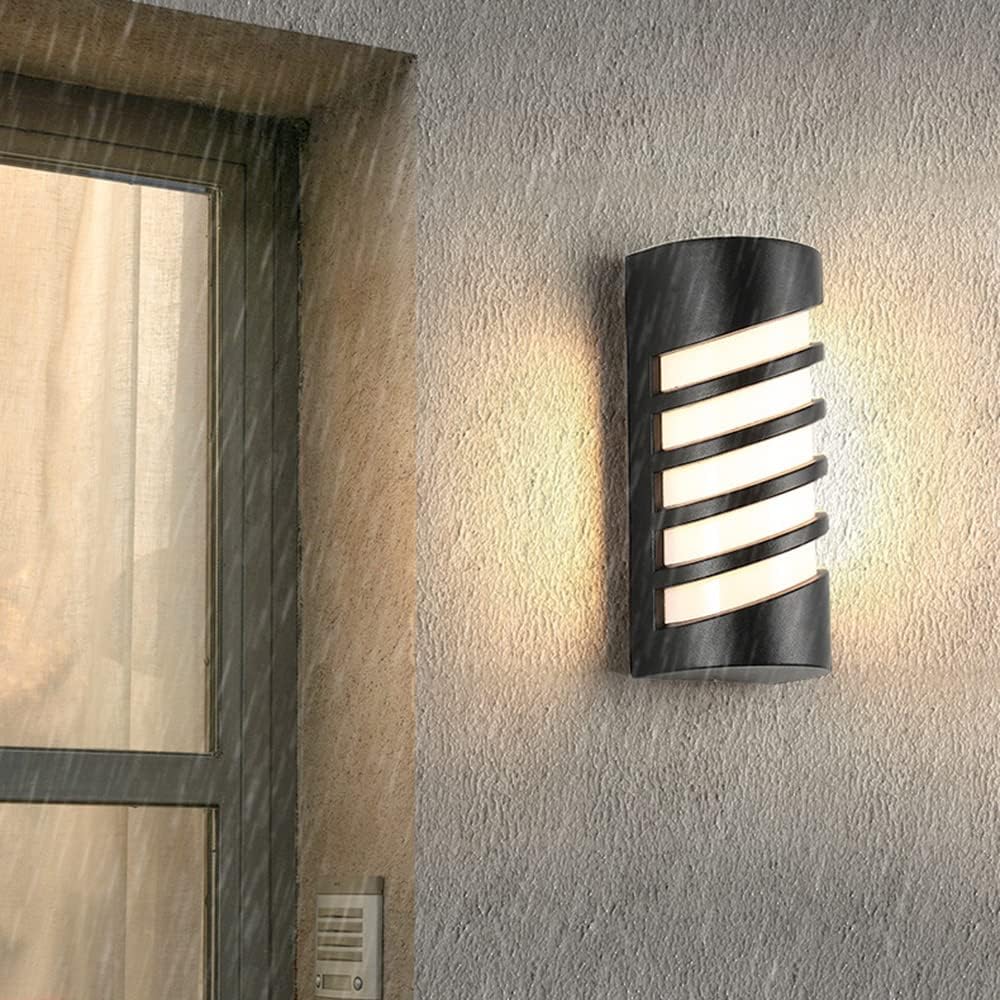 Appliques murales d'extérieur LED 7 W, étanches IP44, luminaires décoratifs Modernes pour Jardin, en Plastique, idéal pour Un Jardin paysager - 5