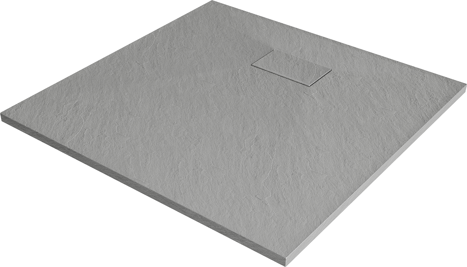 Mexen Hugo brodzik kwadratowy SMC 90 x 90 cm, szary - 42619090