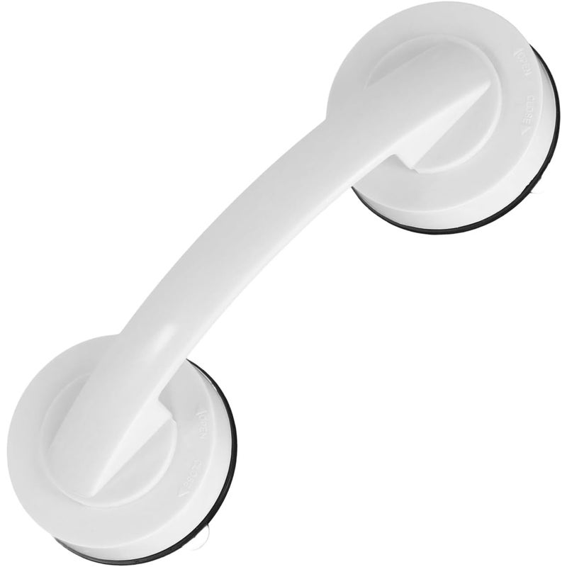 Uchwyt toaletowy z przyssawką, przenośny uchwyt prysznicowy, 1 sztuka (biały)