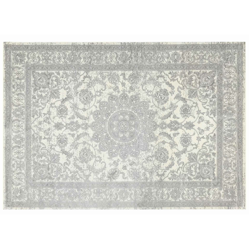 Cortina Voile Douceur D'Intérieur - Visillo Con Ojales Brazilia, 140x280cm, Blanco, Velo Arenado Impreso, 100% Poliéster Velo Arenado Impreso Brasilia