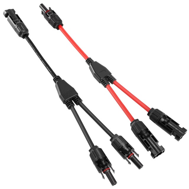 Connettori Solari Maschio/Femmina Con Doppi Anelli Di Tenuta - 6 Paia + Chiavi - Impermeabili E UV Resistenti