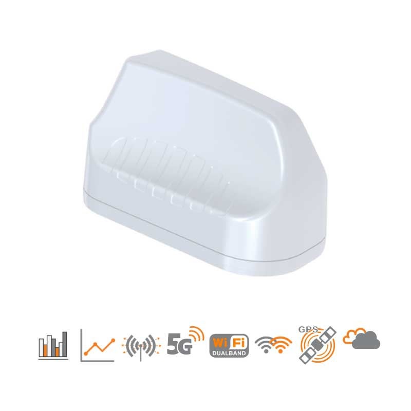 Poynting Antena Mimo 7 En 1 Alto Rendimiento, 4X Lte/5, 410-3800, 2X Blanca , Leroy Merlin