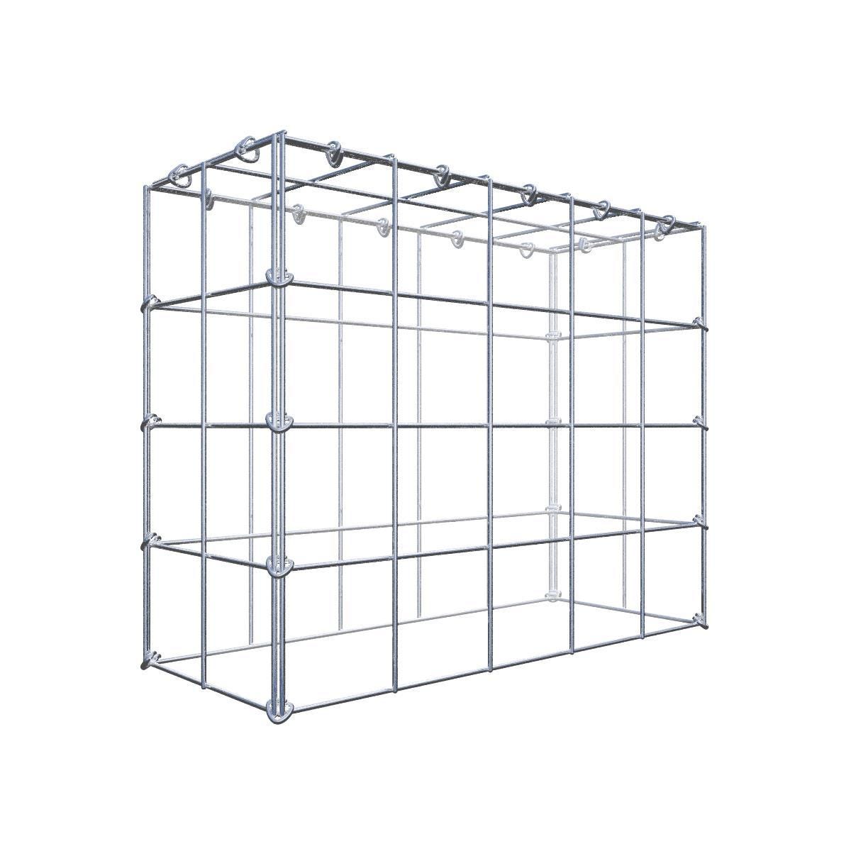 Gabion à monter en hauteur 50 cm x 40 cm x 20 cm (L x H x P) maille 10 Gabion à monter en hauteur 50 cm x 40 cm x 20 cm (L x H x P) maille 10