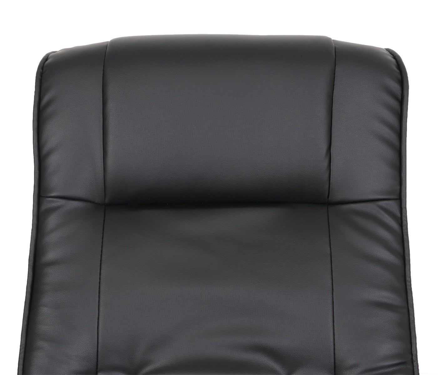 Fauteuil TV fauteuil relaxation pivotant avec repose-pieds en PVC rouge cadre en bois 04_0006897 - 4