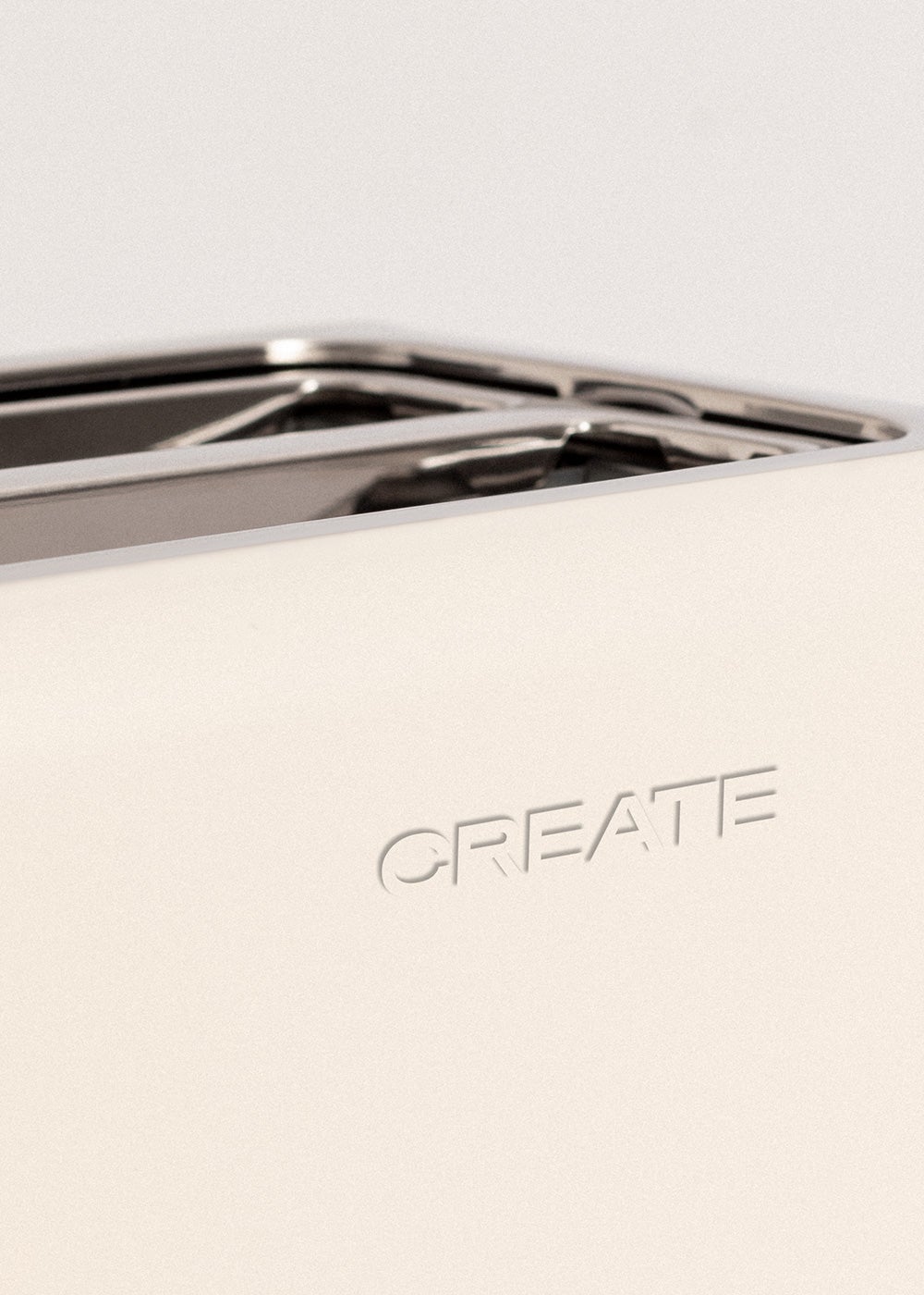 CREATE - Pack grille-pain TOAST RETRO + bouilloire KETTLE RETRO - Blanc cassé - 8