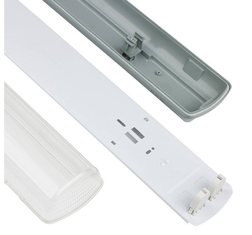 Boîtier étanche pour tube LED 60cm - IP65 - 3