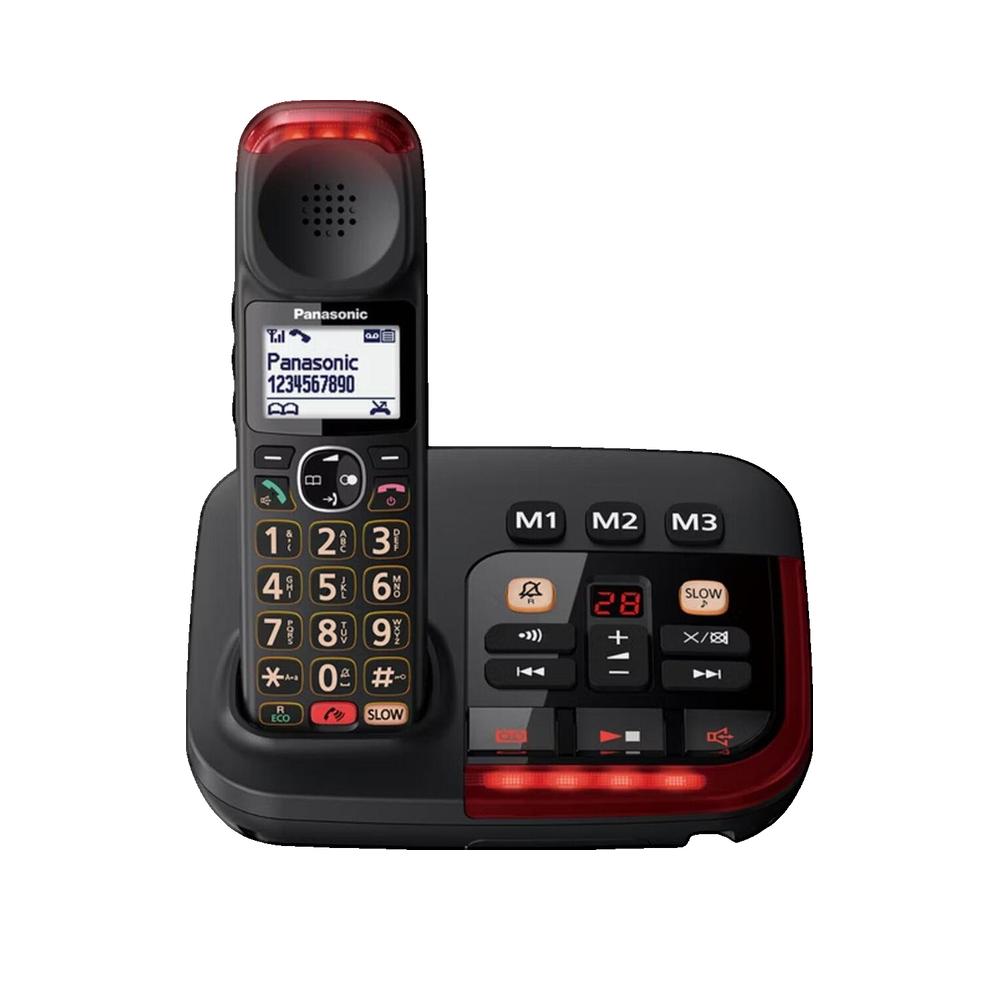 Panasonic Teléfono Kx-Tgm420exb Teléfono Dect Identificador De Llamadas Negro , Leroy Merlin