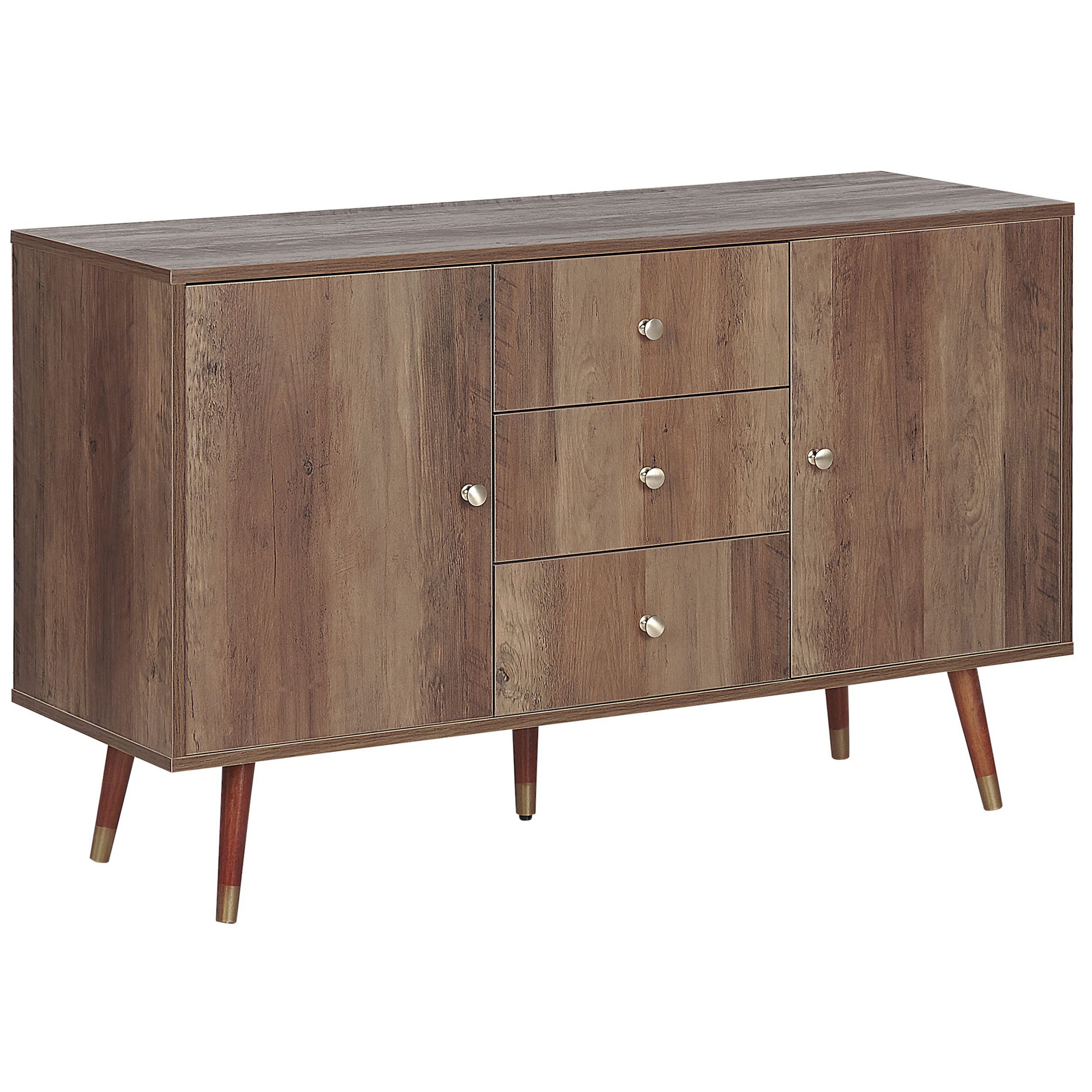Commode 2 portes ULIKA Marron foncé | Leroy Merlin