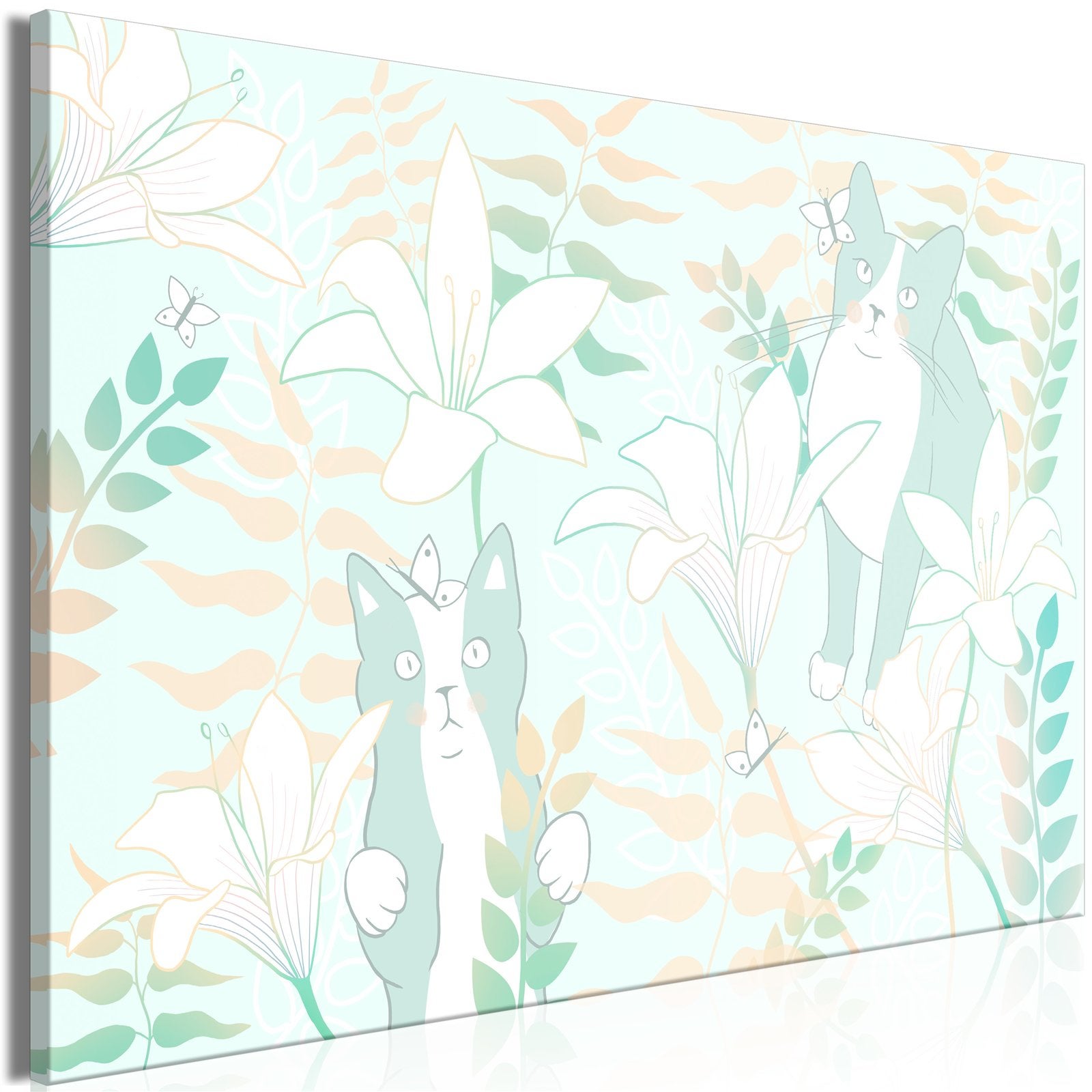 Tableau Cat Matters, partie 1, troisième variante large 90 x 60 cm