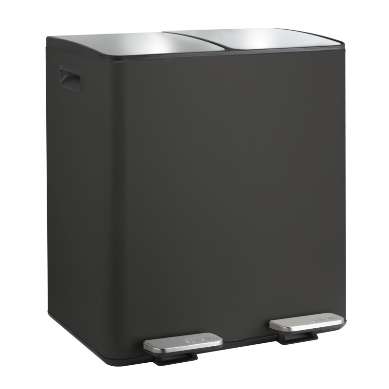 Pattumiera Doppia Amig Recik Evo 40L - 2 Scomparti Da 20L Per Raccolta Differenziata In Acciaio Inox - Foto 8