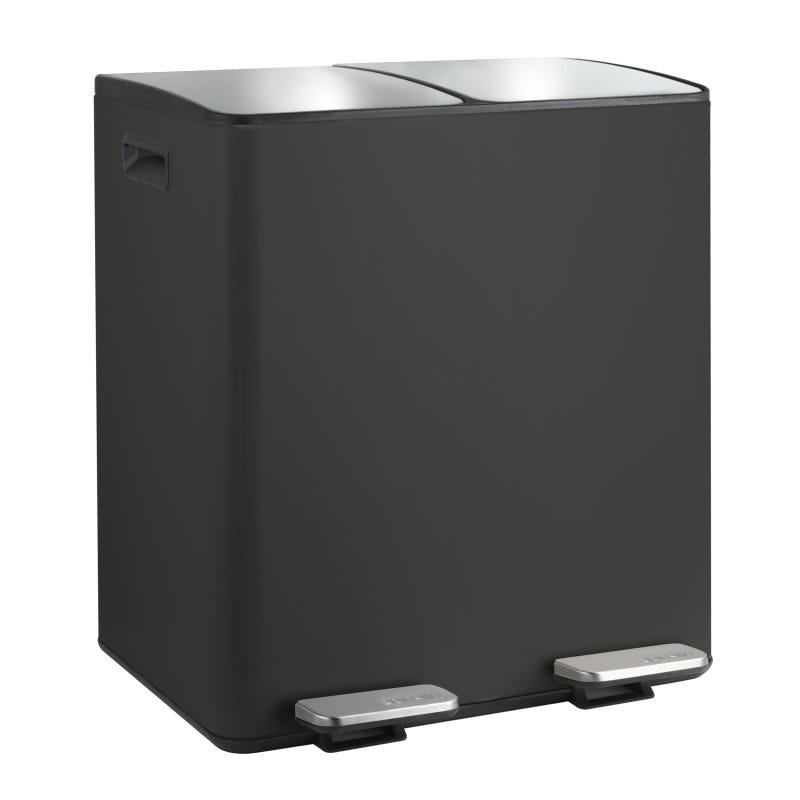 Pattumiera Doppia Amig Recik Evo 40L - 2 Scomparti Da 20L Per Raccolta Differenziata In Acciaio Inox - Foto 8