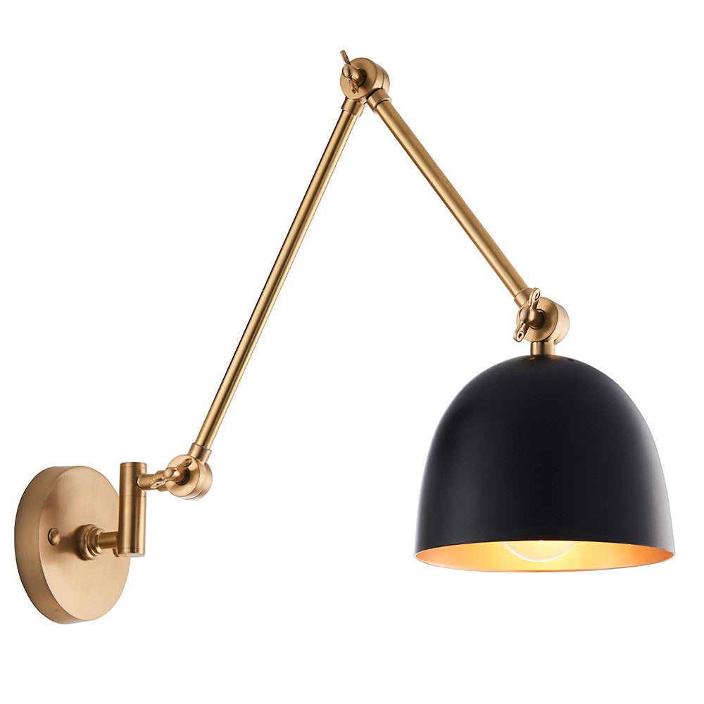 Kinkiet LEHAL antyczny mosiężny 1xE27x20W mosiądz wym:65x17x82cm IP20 Endon