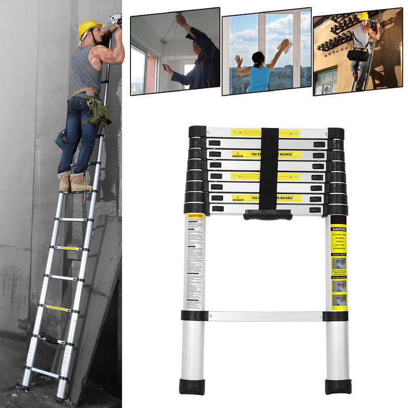 Échelle Télescopique 2.6M en Aluminium,Echelle Charge Maximale 150kg - 3