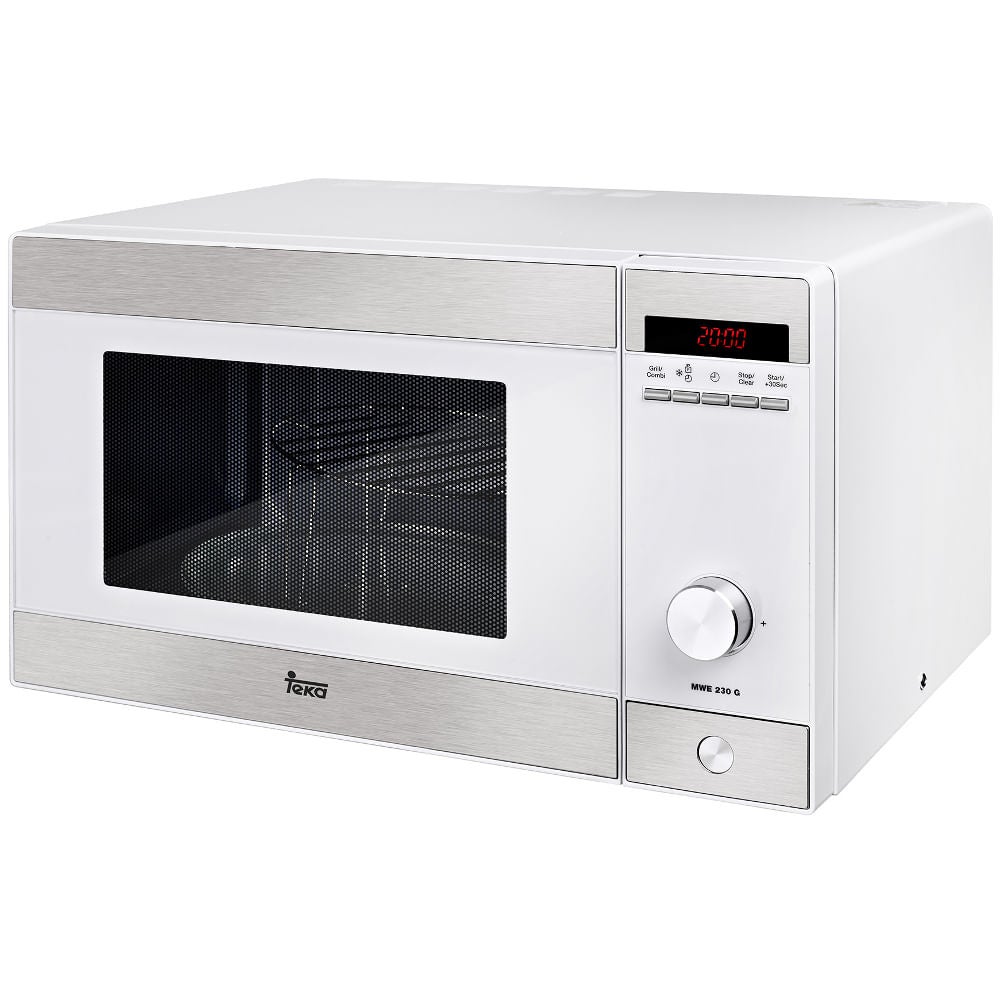 MICRO ONDAS TEKA - MWE 230 G - BRANCO :MICRO ONDAS / GRILL: 800 / 1000W - 22 LTS - 8 MENUS - TEMPORIZADOR: 95 MIN - 6