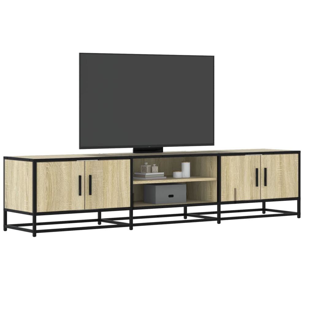 Szafka pod TV, dąb sonoma, 180x35x41cm, materiał drewnopochodny vidaXL