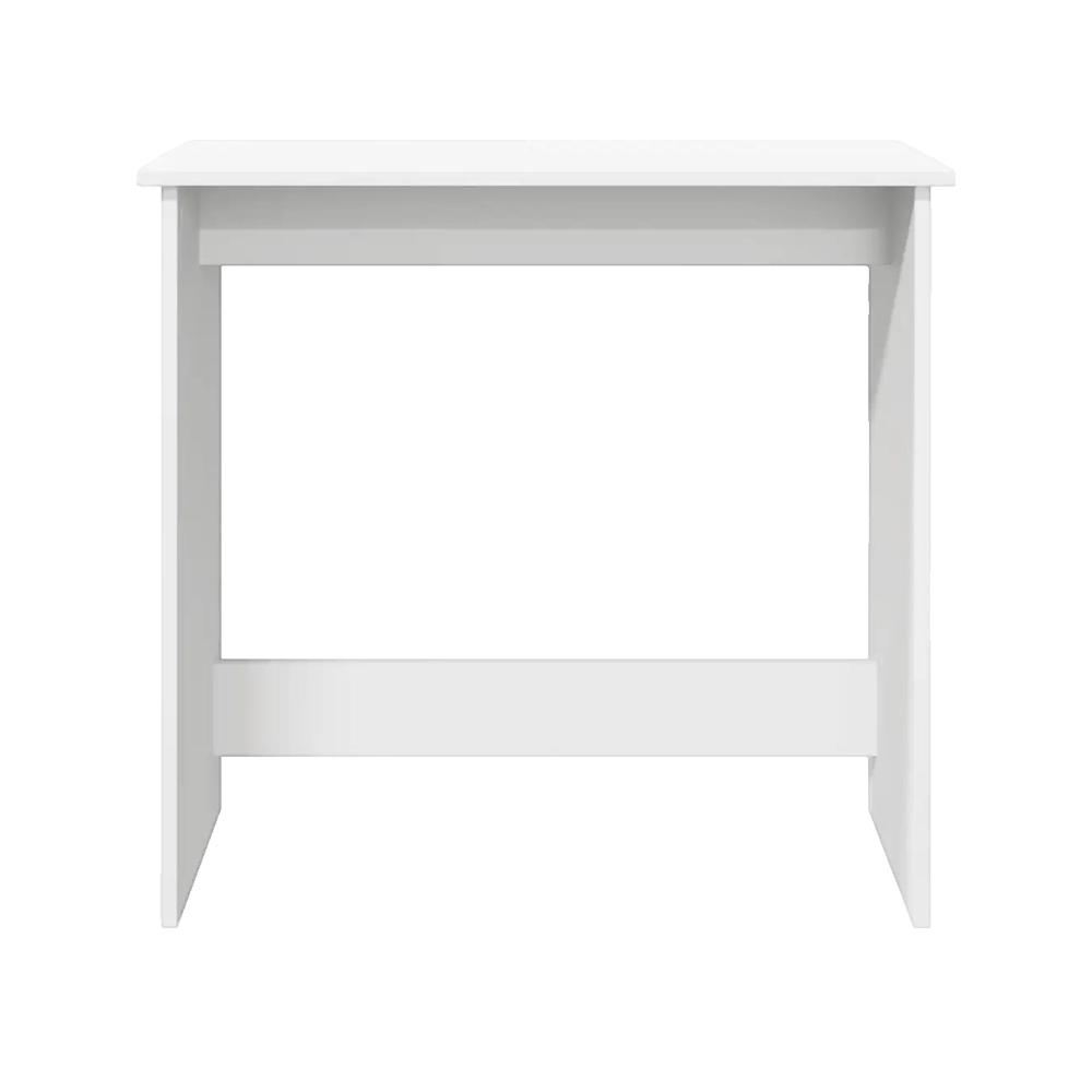 Biurko vidaXL z drewna inżynieryjnego białe 80x40x75 cm trwałe i uniwersalne