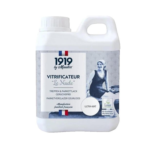 Vitrificateur parquet & escalier - 2,5L Ultra Mat Incolore - Ecolabel - Le Nude 1919 by Mauler