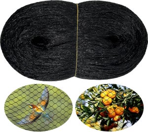 Filet Anti Oiseaux 4x20m - Protection Potager, Arbres Fruitiers, Piscines Et Étangs - Maille PE Résistante