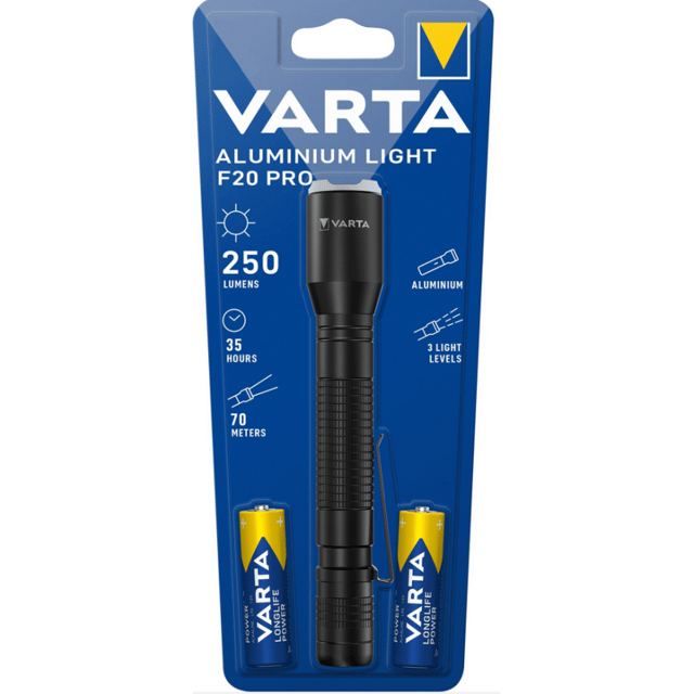 Varta Aluminium Light F20 Pro Lampe torche LED