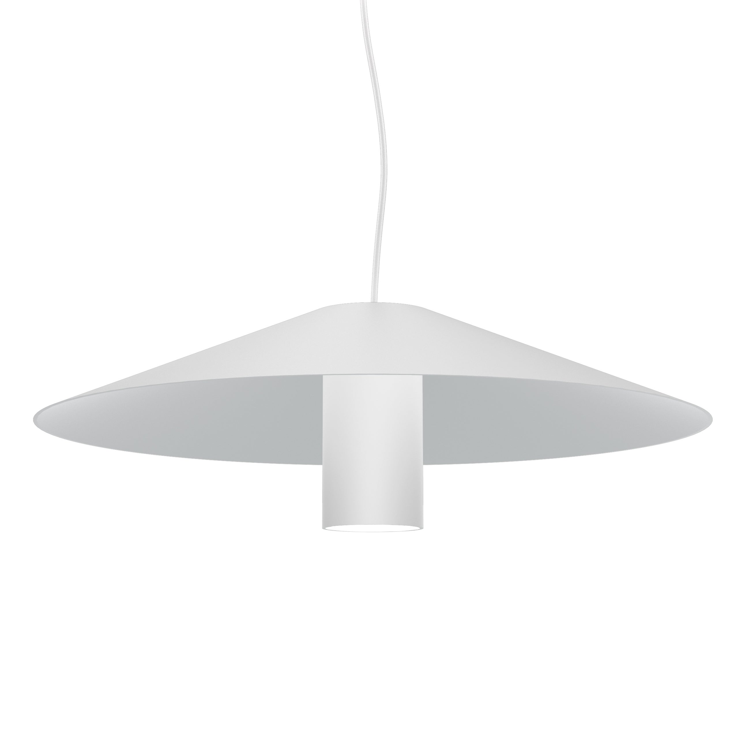 Lumicom | flora lámpara pendiente, 1x gu10, max 42w, blanco mate, d.40cm