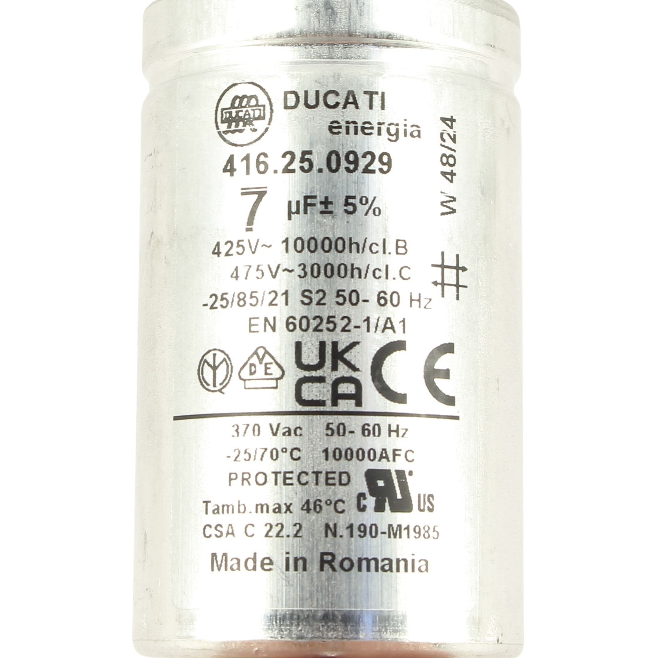 Condensateur 7µf c00279233, 41039164 - seche-linge - 2