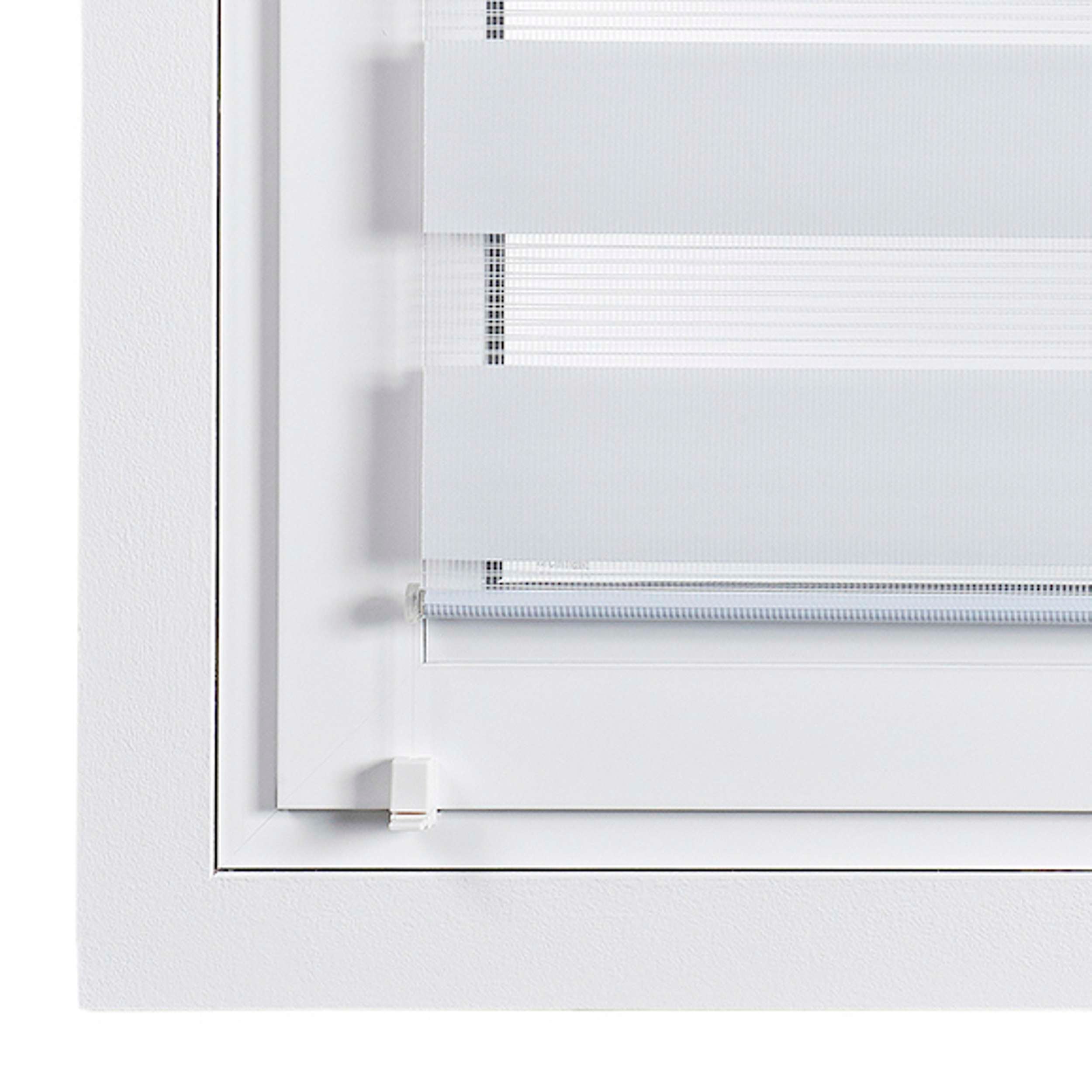 Estores Noche y Día EasyFix, estor enrollable de instalación sin taladrar Blanco, 75 x 180 cm - 5