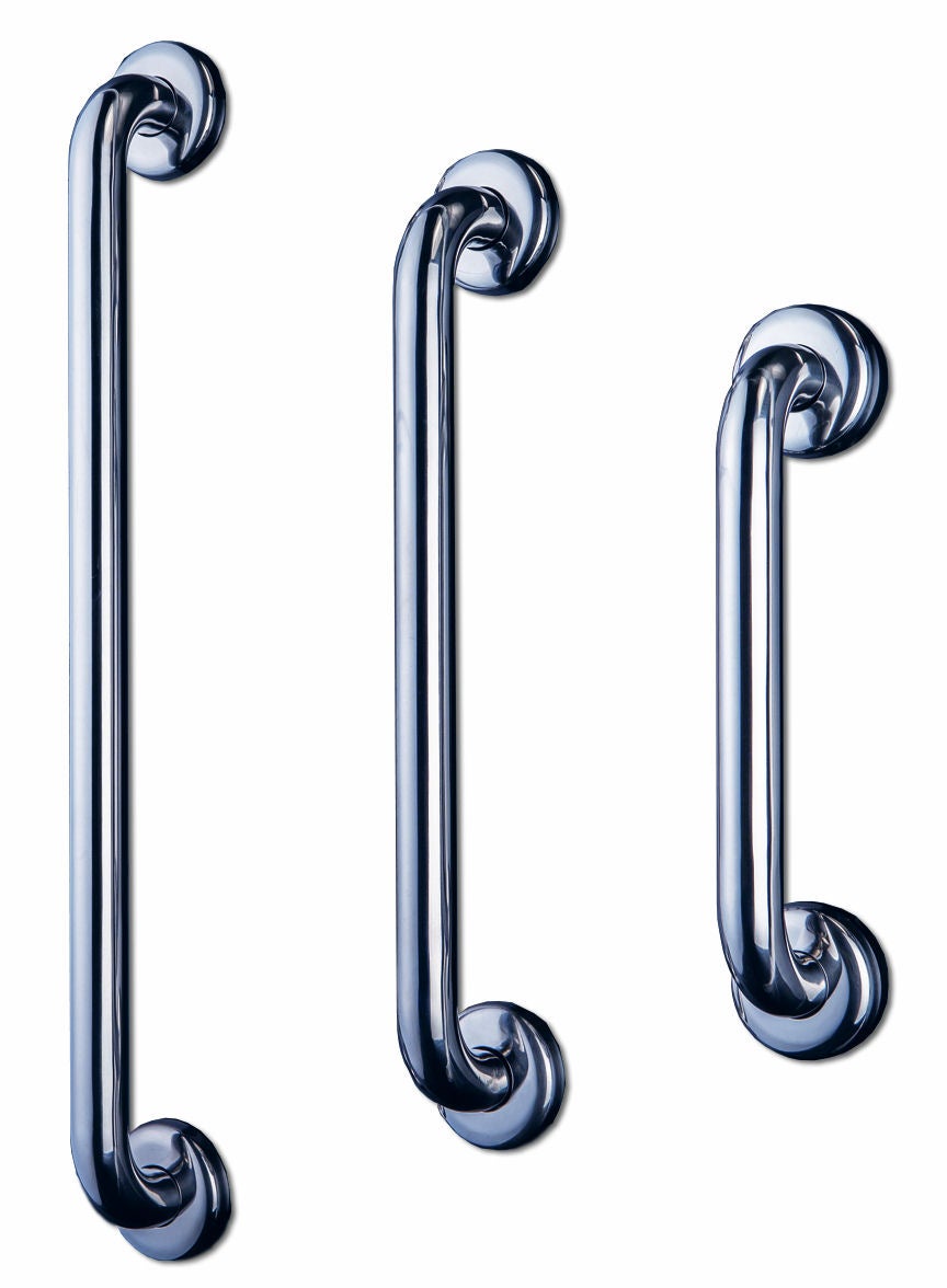 Akw - Barre d'appui droite Ø 32 mm acier inoxydable chrome-01260-LS - 01260-LS - 3