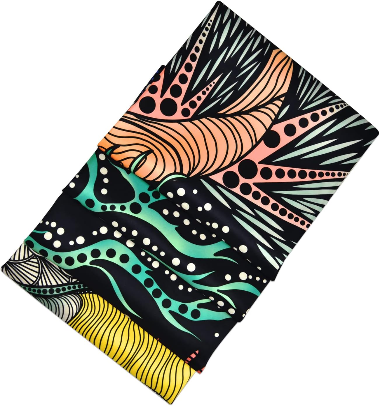 Gobelin z grzybowym okiem, stworzenia morskie, paw, styl boho, abstrakcyjny, ocean, dekoracja ścienna do sypialni (130 x 150 cm) - 4