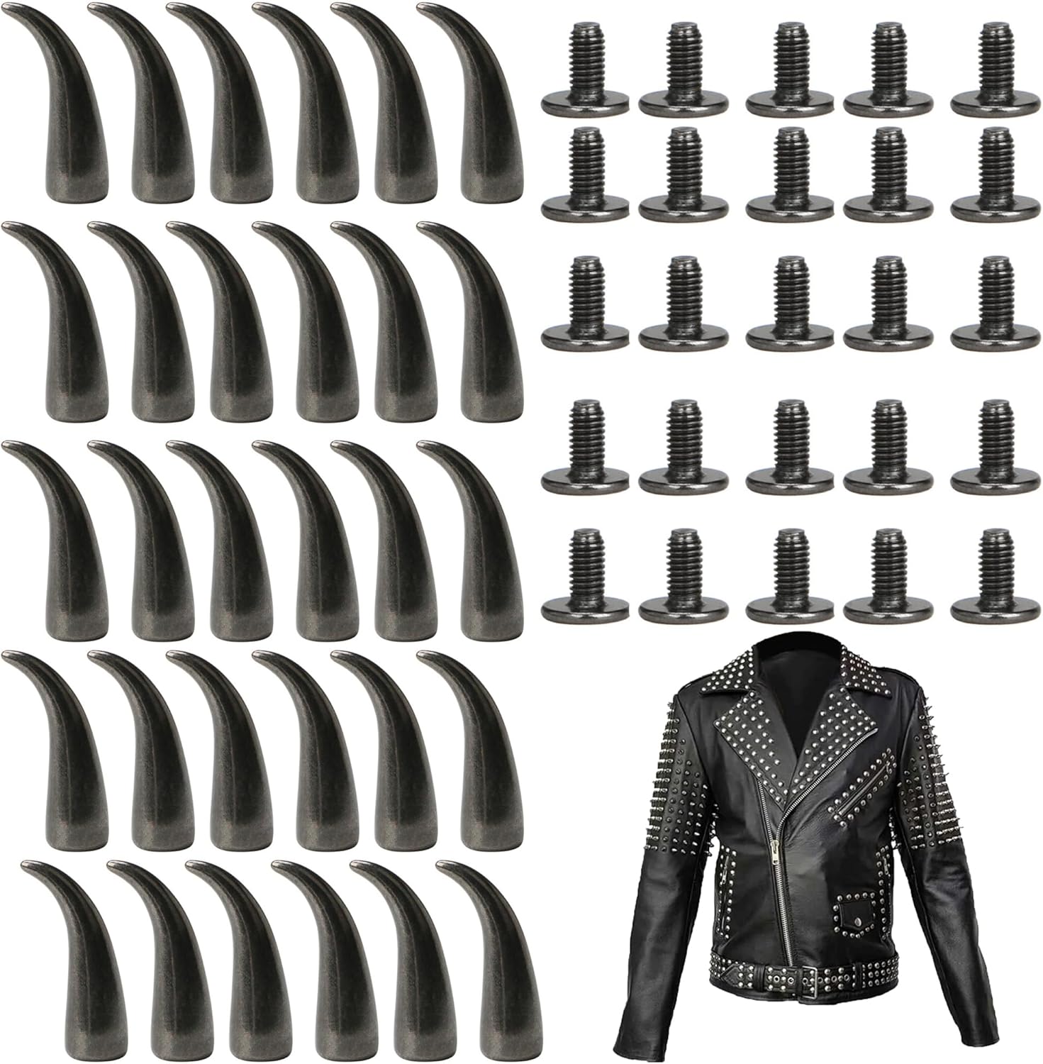 Lot De Clous Métal Gothique Punk Rock - DIY Vêtements, Accessoires - Neuf Avec étiquettes