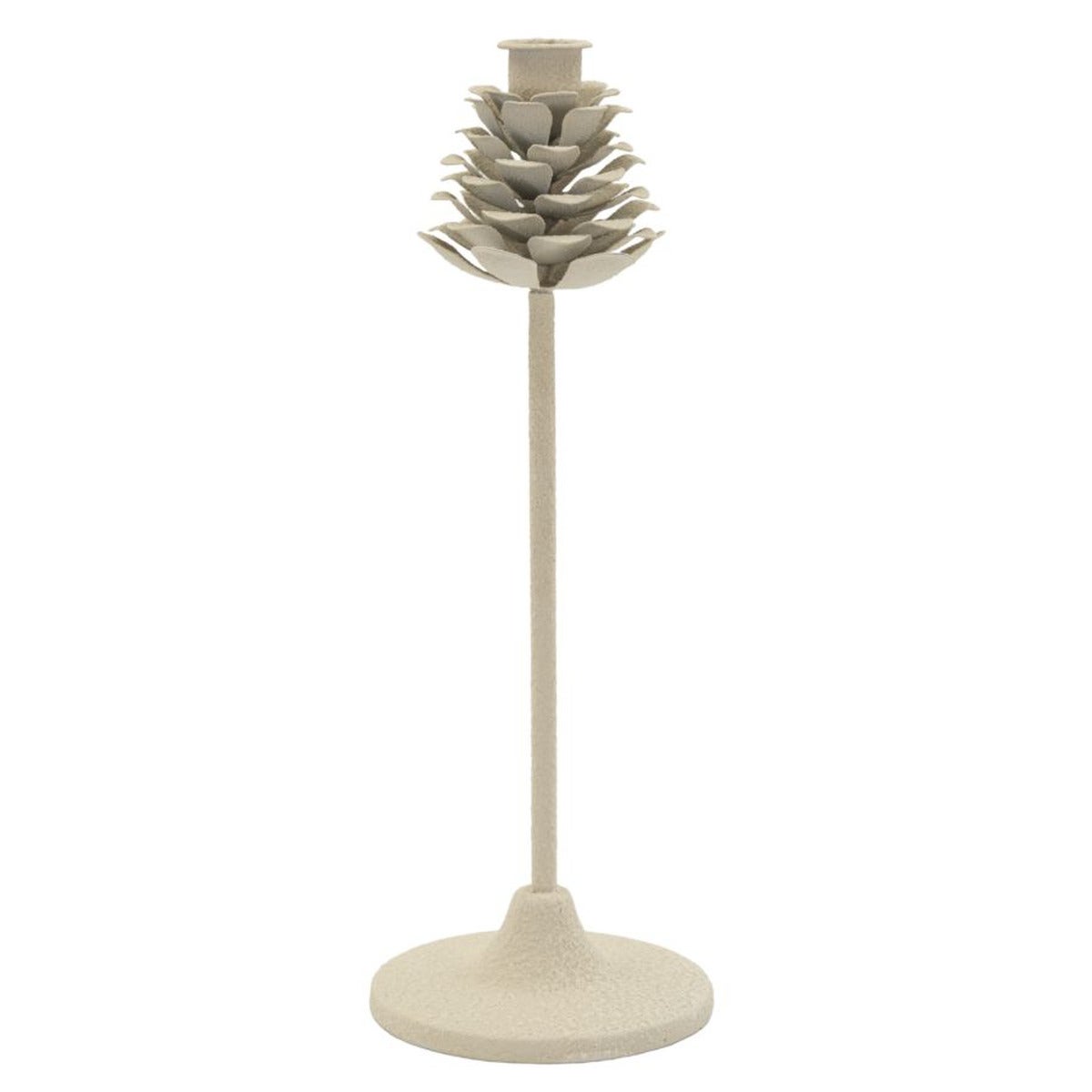 Świecznik Nasser, Metal, Beżowy, Seven Design