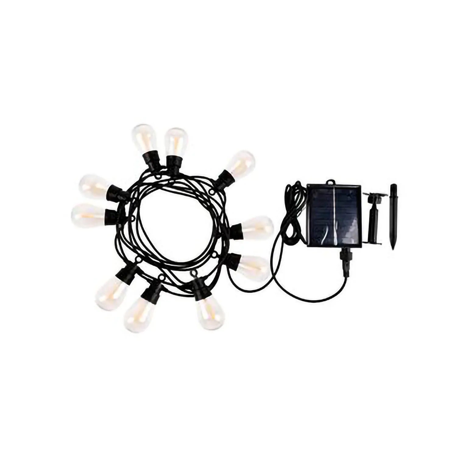 Girlanda solarna Zirc czarno-przezroczysty LED 3.6W 2700K 35lm wym: 9,5 x 650 x 4,5 cm tworzywo sztuczne Rabalux