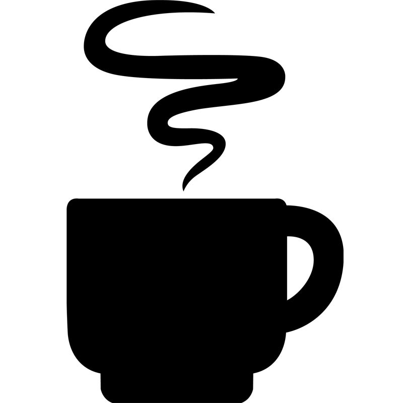 Adesivo ardesia Caffè caldo - Sticker adesivo - adesivi murali - 155x105cm - 2