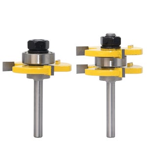 Fraise à Bois Demi-ronde 8mm à 2 Cannelures - Pour Tiroirs Et Travaux De Menuiserie Précise