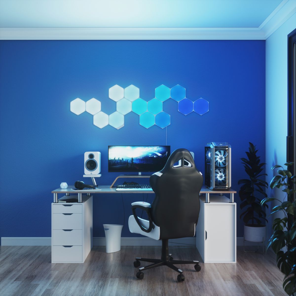 Nanoleaf Hexagons Smarter Kit 15 pannelli - 3