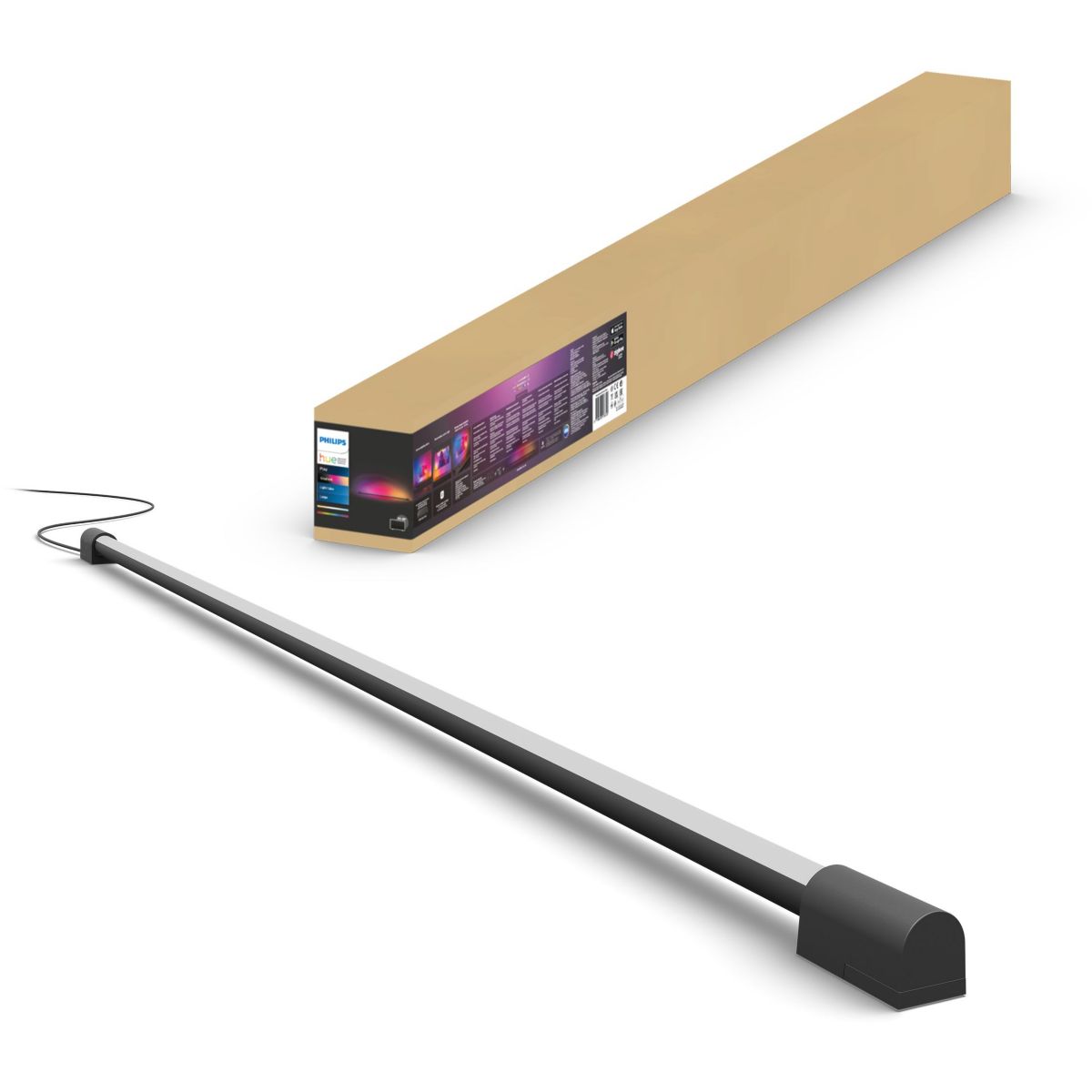 Philips Hue Play Gradient Light Tube, Tubo Luminoso LED Smart, per Tv da 60, Nero