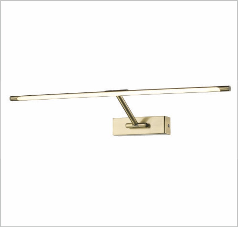 Applique Murale LED 8W Pour Tableaux Et Miroirs - Noire Rotative 50 Cm Lumière Chaude 3000K