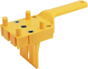 1 Pièces Gabarit De Percage Tourillon,Guide De Perage Chevilles Bois Avec Butee Parallelekit De Gabarit De Goujonnage Avec Centreur Tourillon 6 Mm8 Mm 10mm Bleu 91811297