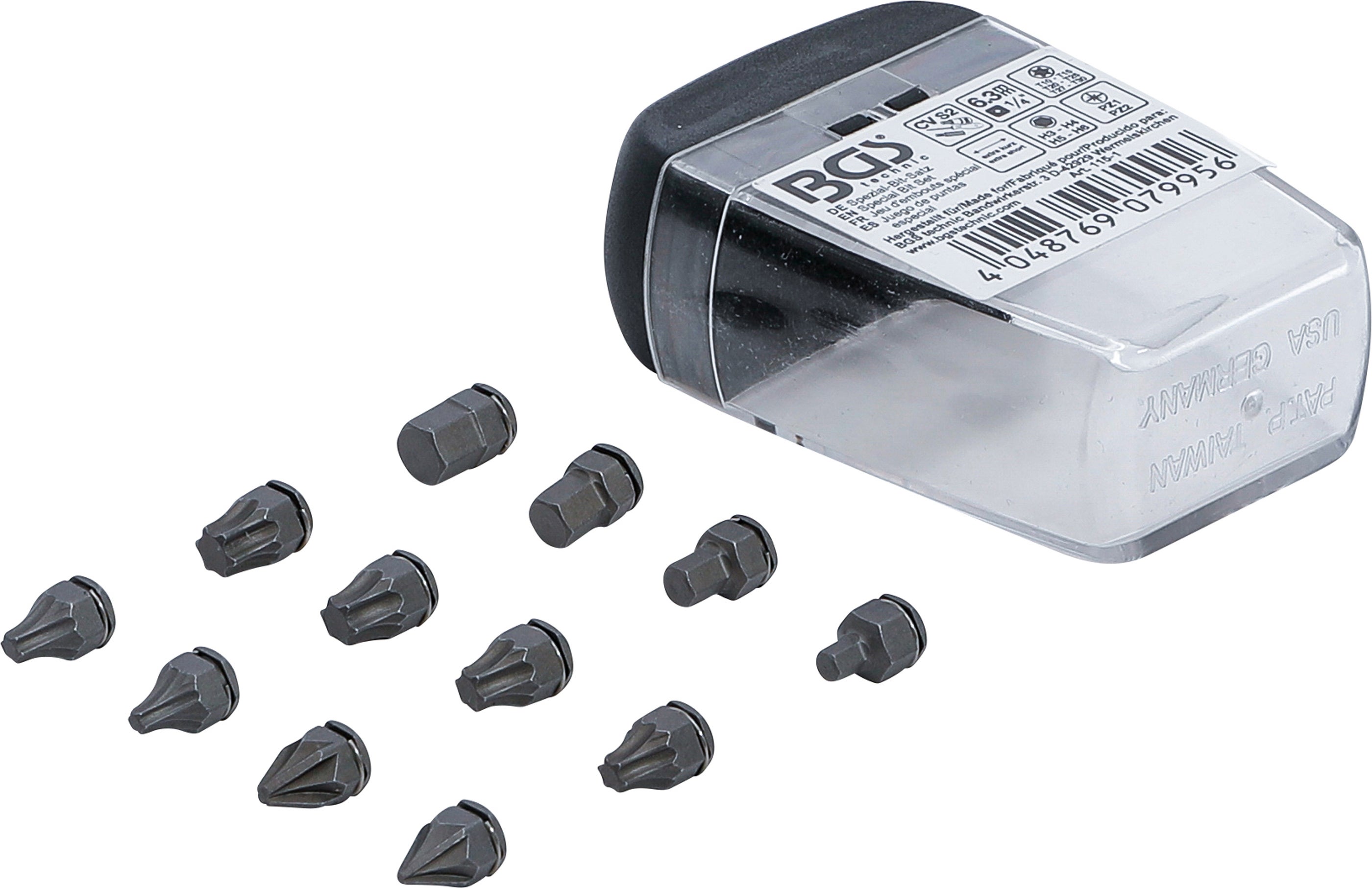 BGS 115-1 | Serie di inserti speciali | attacco quadro 6,3 mm (1/4") | per BGS 115