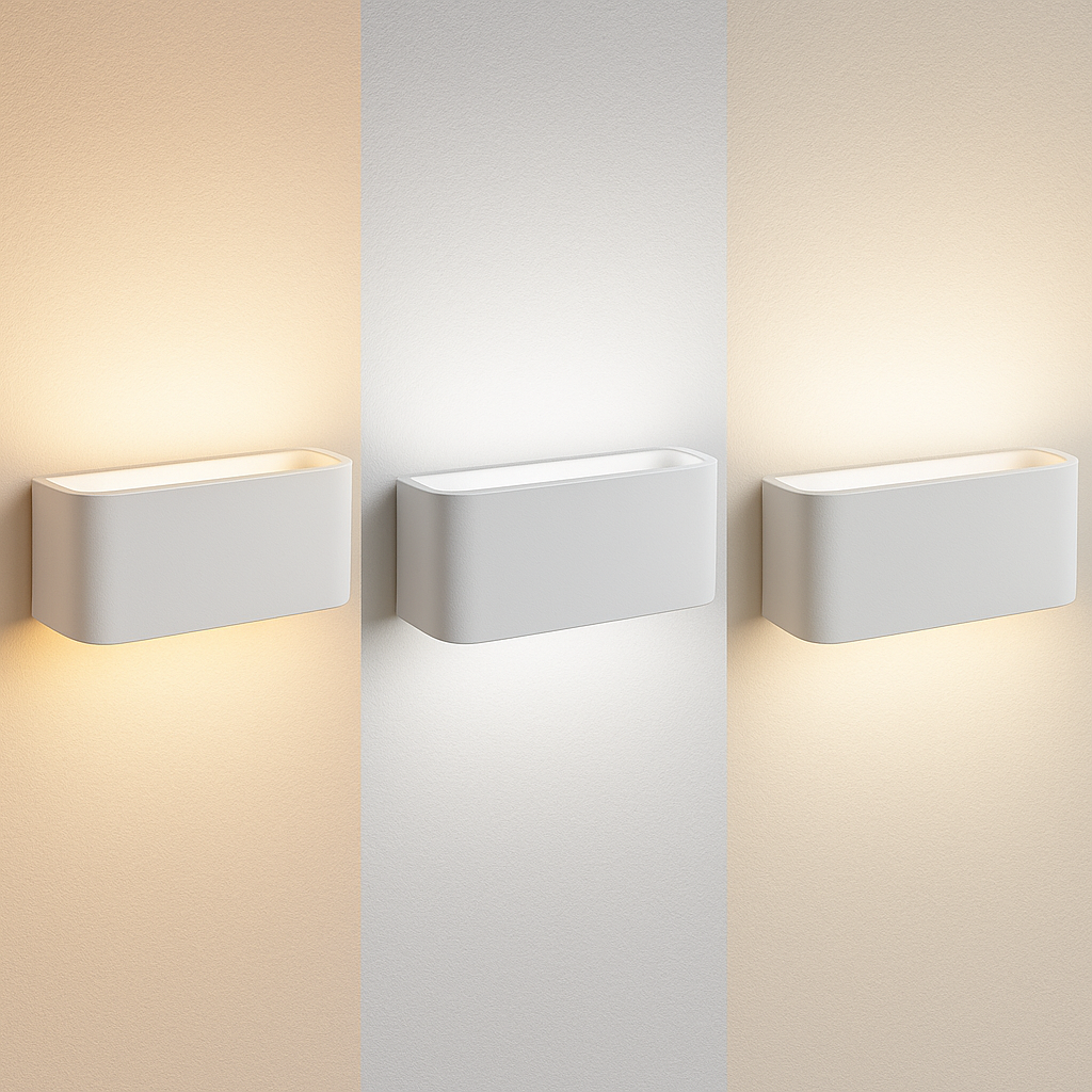 Applique 15W da Parete Interno Moderno Lampada da Parete Regolabile Lampada a Muro LED Luce Alluminio per Soggiorno Camera IP 20 Cambia colore Maka - 10