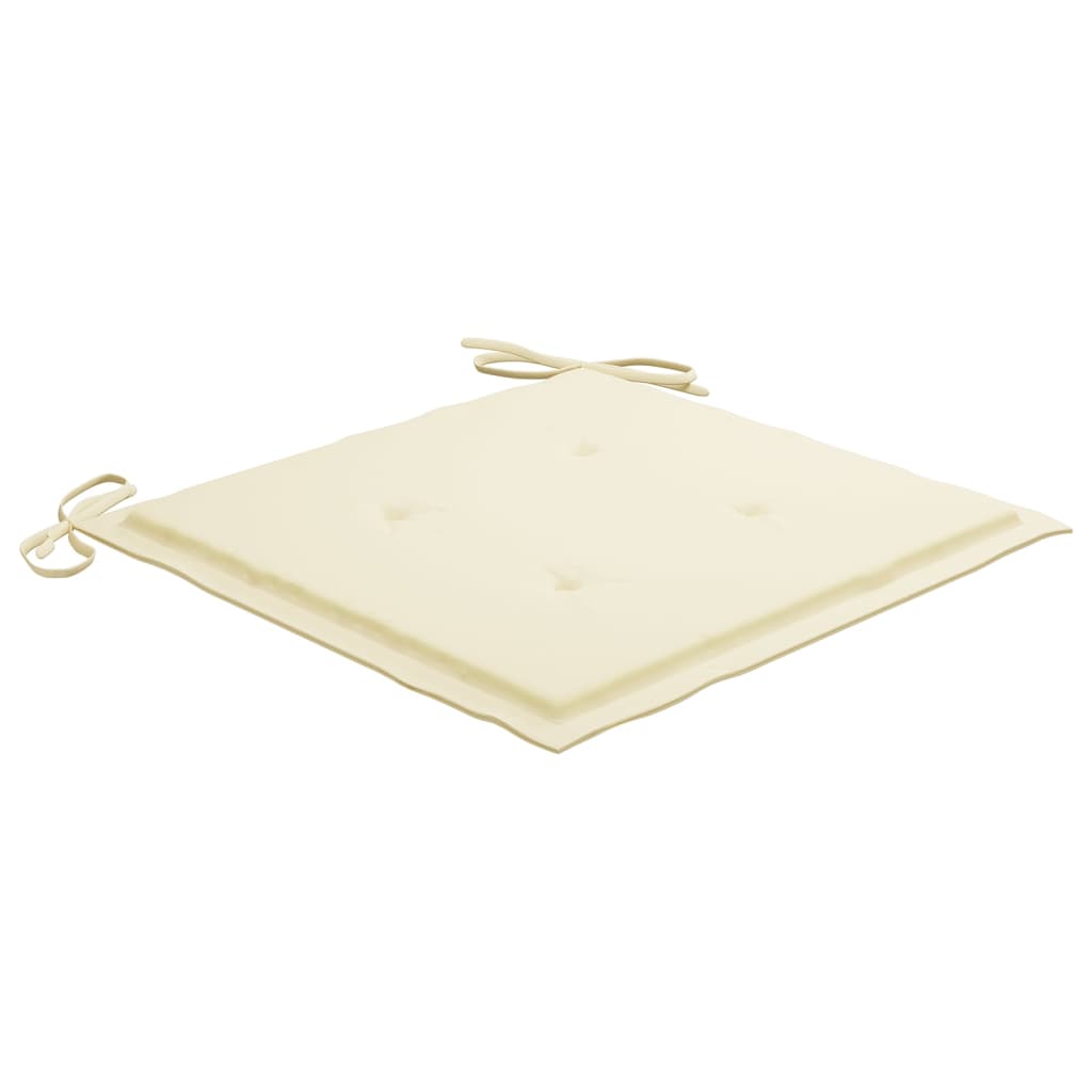 Chaises à dîner d'extérieur 6 pcs avec coussins Acacia massif 14 - 5