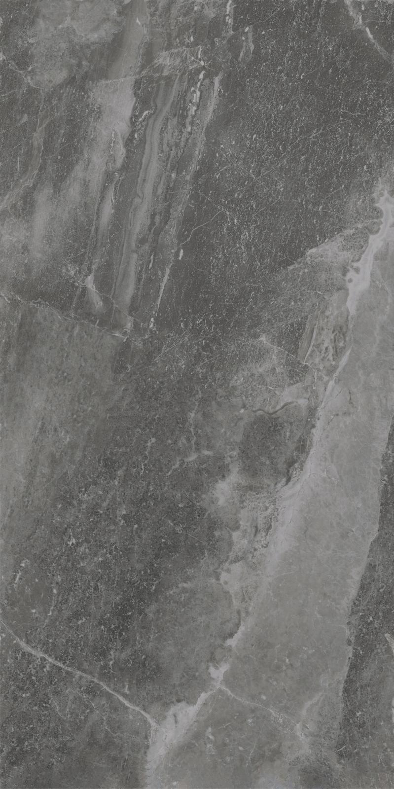 Carrelage sol/mur effet marbre gris foncé ANTIQUE ANTHRACITE Mat int/ext l.120 x L.60 cm CERALUX - 4